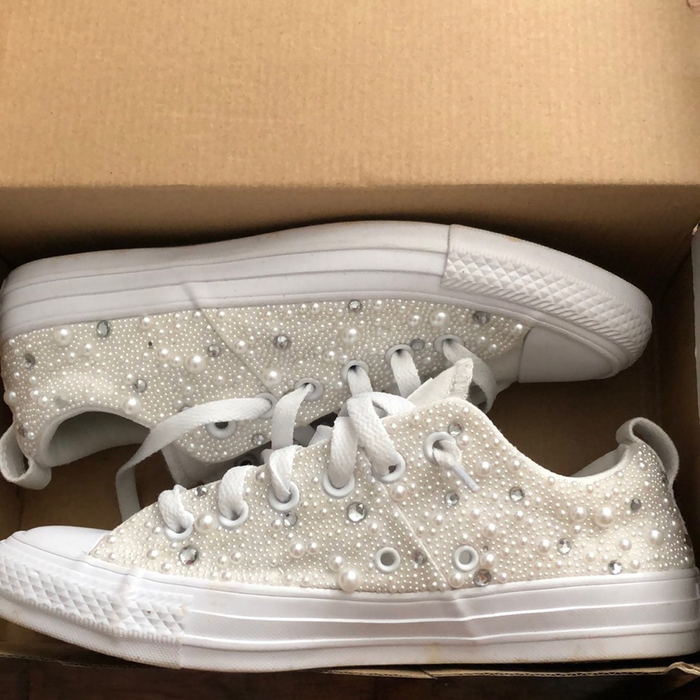 Blinged out Converse